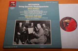 Busch Quartet Beethoven String Quartets Violin Sonatas German Dmm 80s 5lp Box Nm