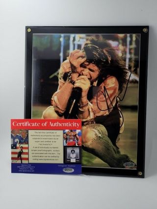 Steven Tyler Signed Autographed 8x10 Photo Aerosmith Singing Stage Picture