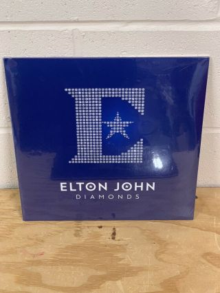 Elton John Diamonds Target Exclusive Limited Edition 2 Lp Translucent Blue Vinyl