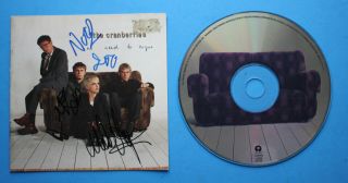 Autographed Hand Signed The Cranberries Cd Booklet And Cd " No Need To Argue "