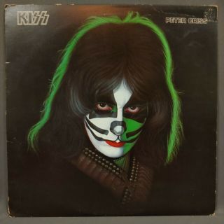 Kiss - Peter Criss Vinyl Lp Casablanca Nblp 7122 W/poster Vg,  / Vg