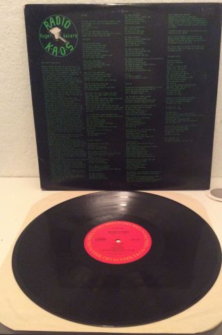 Roger Waters Radio Kaos 1987 (promo) Lp Columbia Fc 40795 Lp Record Pink Floyd