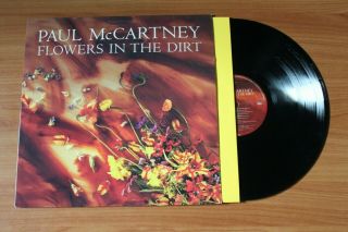 Paul Mccartney Lp - Flowers In The Dirt - Vg,  /mint - (beatles) - 91653 - Rock