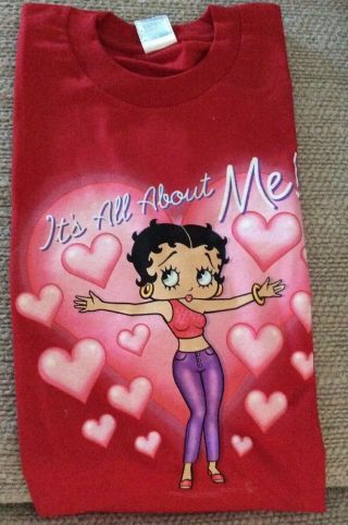 Betty Boop Red T - Shirt - " It 