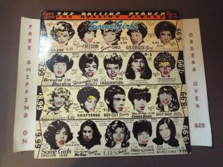 The Rolling Stones Some Girls 1978 Banned Cover Lp Coc 39108