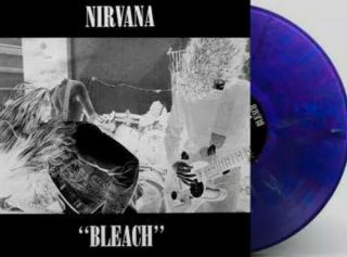 Nirvana - Bleach Lp Indie Exclusive Blue & Black Marble Vinyl Ltd Ed