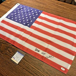 Robert O’Neill Signed Autographed American Flag 18x30 - PSA ITP 2