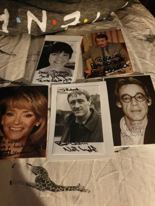 Only Fools And Horses Autographs Roger Lloyd Pack,  John Challis,  Sue Holderness
