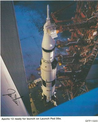 Jim Irwin Apollo 15 Signed 6x4 Postcard Nasa Astronaut Autograph