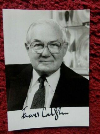James Callaghan - Prime Minister - Autographed Photo
