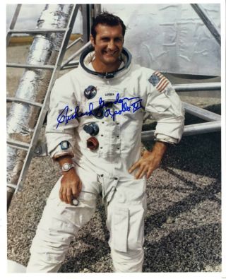 Richard.  F.  Gordon Jnr - American Astronaut - Apollo Xii - In Person Signed Photo.