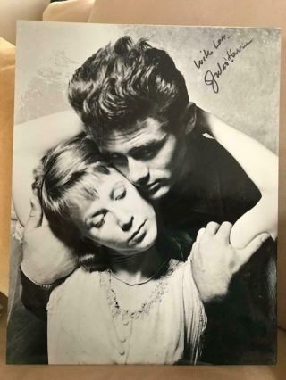 Julie Harris Hand Signed Oversized 11x14 Photo,  James Dean East Of Eden