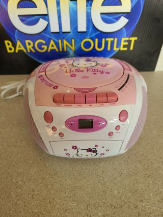 Hello Kitty Radio Cassette Compact Disc Player