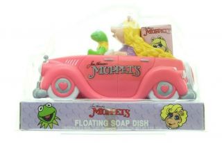 1989 Muppets - Miss Piggy & Kermit The Frog Floating Soap Dish -