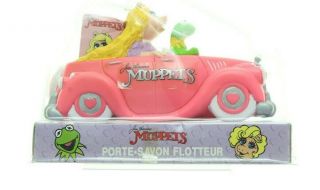 1989 MUPPETS - Miss Piggy & Kermit The Frog Floating Soap Dish - 2