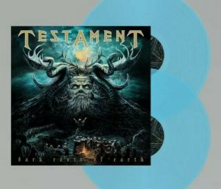 Testament - Dark Roots Of Earth Lp Electric Blue Vinyl Limited 1,  000