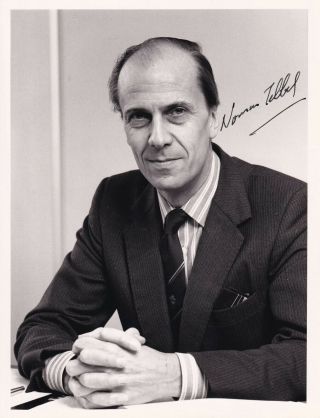 Norman Tebbit Autograph Hand Signed Photograph Conservative Party Politics