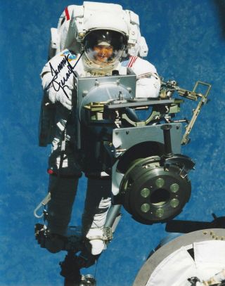 Tamara Tammy Jernigan Signed Eva 8x10 Photograph Nasa Space Shuttle Astronaut