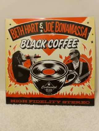 Beth Hart & Joe Bonamassa Black Coffee 2 Lp Colored Vinyl Gatefold Lp