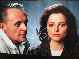 Stunning Jodie Foster In Silence Of The Lambs Signed 12x8 With