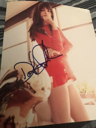 Dakota Johnson Signed Autograph 8x10 Photo Fifty Shades Of Grey Sexy Babe Gq X1