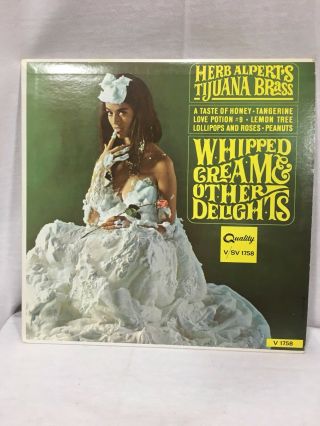 Herb Alperts Tijuana Brass Whipped Cream And Other Delights Cheesecake Jazz