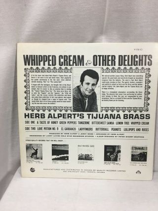 Herb Alperts Tijuana Brass Whipped cream and other delights Cheesecake JAZZ 2
