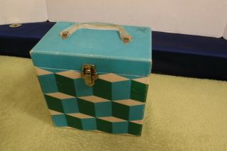 Cube Platter - Pak No.  740 45 Rpm Vinyl Record Case,  Carrying/storage Case & Records