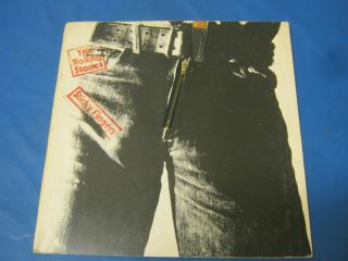 Empty Sleeve No Record The Rolling Stones Sticky Fingers Metal Zip 12905