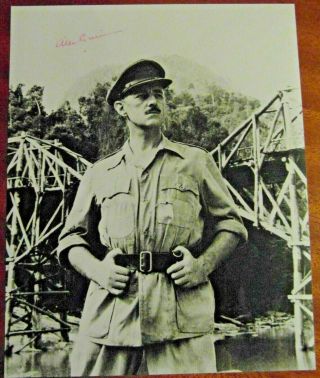Alec Guinness Hand Signed 10 " X 8 " Photo In Person - Bridge On The River Kwai