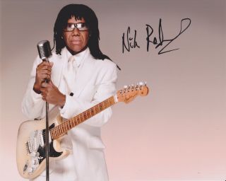 Nile Rodgers Hand Signed 8x10 Photo,  Autograph,  Chic,  Le Freak,  Good Times