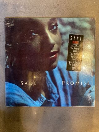 Sade Lp Promise Epic Orig.  W/ Hype Sticker Sleeve Shrink Nm