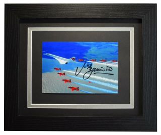 Mike Bannister Signed 10x8 Framed Photo Autograph Display Concorde Pilot