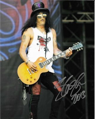 Slash - Guns N Roses / Velvet Revolver - Hand Signed Photograph