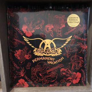 Aerosmith Permanent Vacation Ltd Edition Red Color Vinyl Lp -