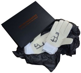 David Marshall Signed Pair Goalkeeper Gloves Autograph Gift Box Wigan Athletic