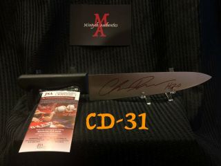 Chris Durand Auto Signed Knife Halloween Michael Myers Jsa H2o Horror