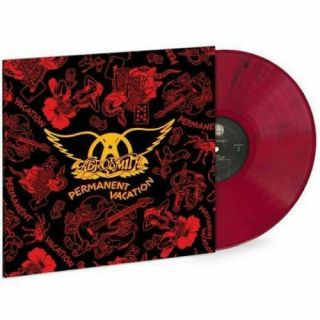 Aerosmith Permanent Vacation Ltd Edition Red Color Vinyl Lp -