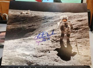Charlie Duke Signed 8x10 Nasa Photo,  Apollo 16 Astronaut,  10th Moonwalker