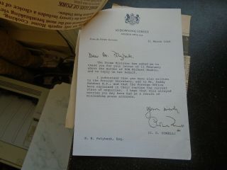 1989 Margaret Thatcher Letter 10 Downing St Paper,  Murder British Soldier By Ira