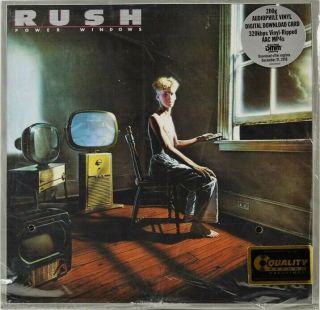 Rush - Power Windows Lp 200gm Audiophile Vinyl Record Fast