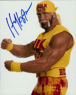 Hulk Hogan Photo Signed In Person - Wrestler Turned Actor - F847