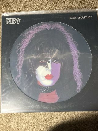 Kiss - Paul Stanley Solo Album Picture Disc Vinyl Lp Reissue