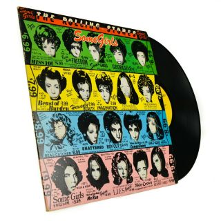 Rolling Stones 1978 Lp Record Some Girls Coc - 39108 Jagger Richards