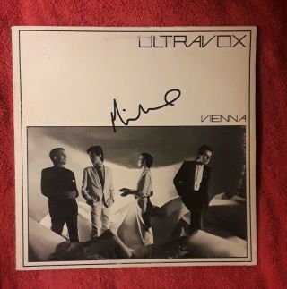 Midge Ure.  " Ultravox ".  Signed Album.  " Vienna "