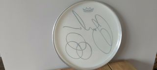 Led Zeppelin Experience Signed Jason Bonham Drum Skin 3