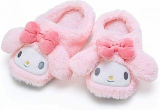 Sanrio My Melody Boa Room Shoes For Women Japan W/track