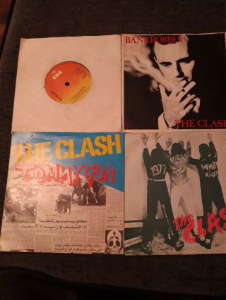 The Clash 4 X 7 " Vinyl Singles