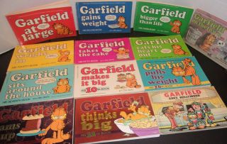 13 Garfield Comic Strip Books 1980 