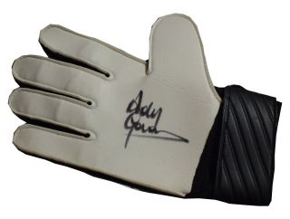 Andy Goram Signed Autograph Goalkeeper Glove Glasgow Rangers Football Aftal